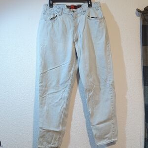 Silver Tab Jeans Levi Strauss Loose 36 x 30 Light wash Vintage